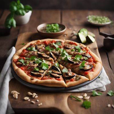 Jiangsu-style Eggplant Pizza