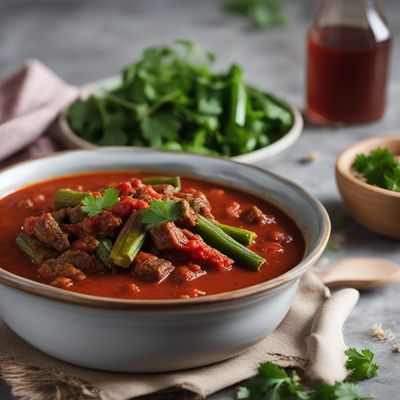 Jordanian-style Okra Stew with Meat