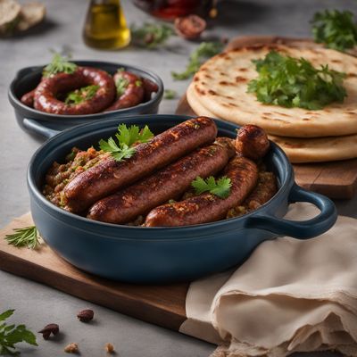 Jordanian-style Sausage with Flatbread (Pølse med Lompe)