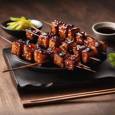 Kanmuri Yakitori with Teriyaki Glaze