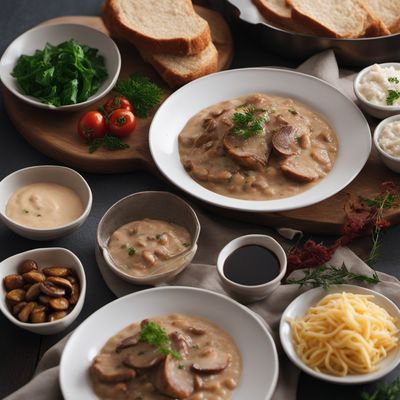 Karađorđeva šnicla with Creamy Mushroom Sauce