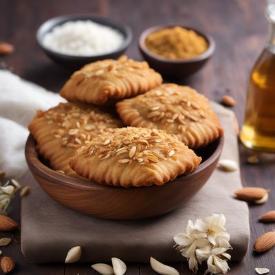 Karanji - Sweet Coconut Stuffed Pastry