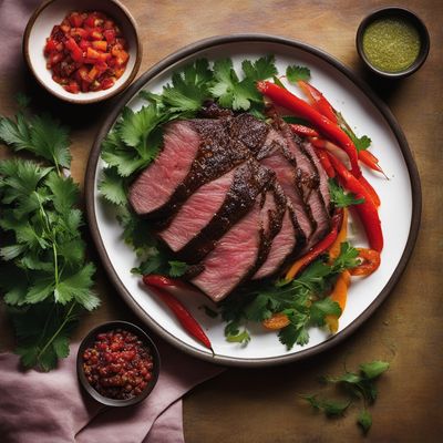 Karoo Roast Ostrich Steak with Island Flair