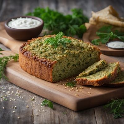 Kashkaval Pane with Herb Crust