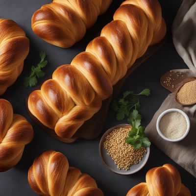 Kazakh-style Braided Brioche