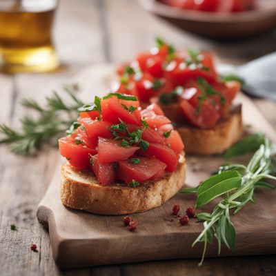 Kazakh-Style Bruschetta