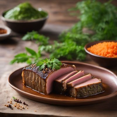 Kazakh-style Foie Gras Terrine