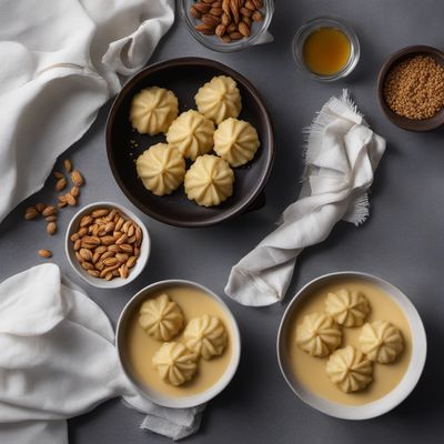 Kenyan-style Sweet Dumplings with Custard Sauce