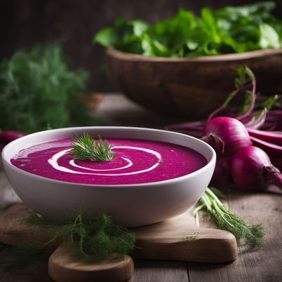 Khaladnik - Belarusian Cold Beet Soup