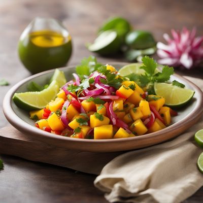 Kissuto Rombo with Mango Salsa