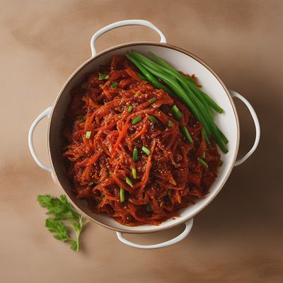 Kkakdugi - Spicy Korean Radish Kimchi