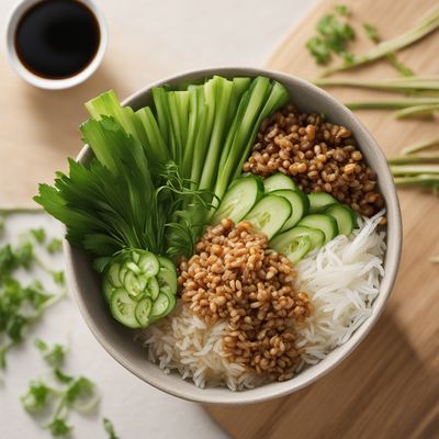 Kongnamulbap - Korean Soybean Sprout Rice Bowl