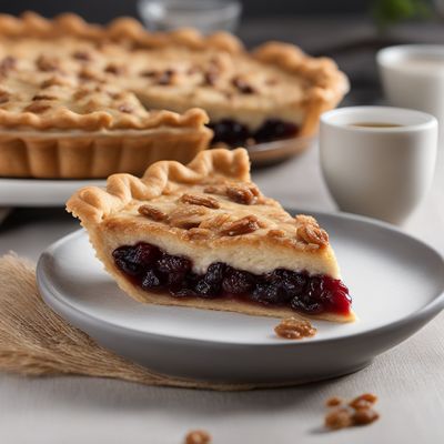 Korean Chinese-style Sour Cream Raisin Pie