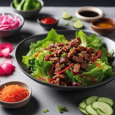 Korean Chinese Style Warm Gizzard Salad