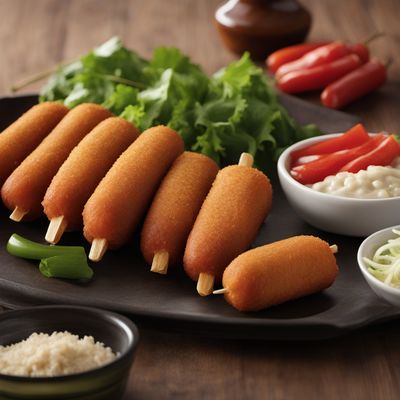 Korean-Inspired Cheesy Corndogs