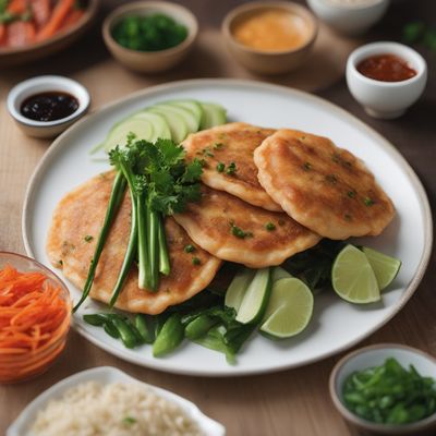 Korean Seafood Pancakes