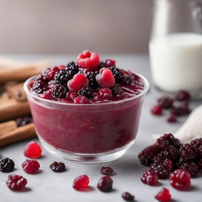Krentjebrij - Dutch Spiced Berry Porridge