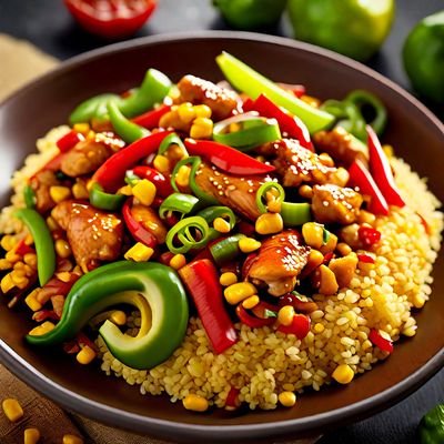 Caribbean Kung Pao Chicken