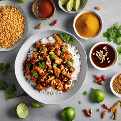 Kung Pao Chicken with a Mexican Twist