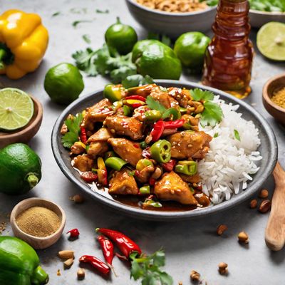 Kung Pao Chicken with a Mexican Twist