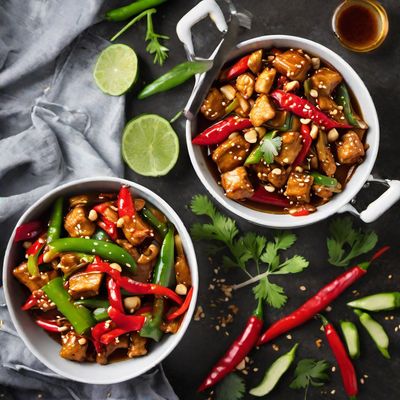 Vegan Kung Pao Tofu