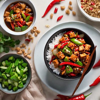 Vegan Kung Pao Tofu