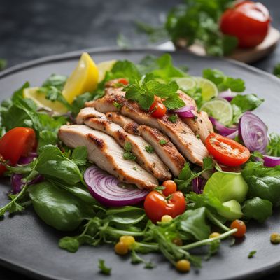 Kurdish-style Chicken Salad