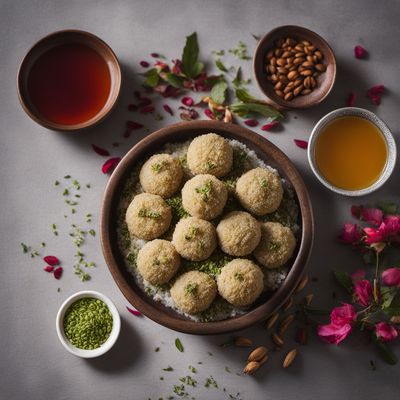 Kurdish-style Sweet Rice Balls