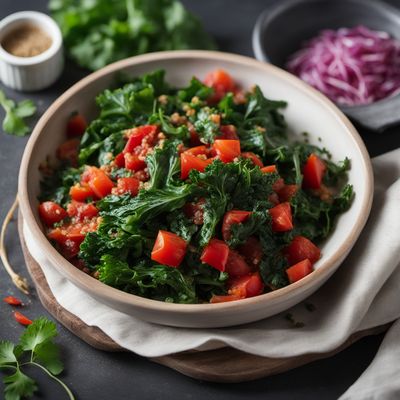 Kuwaiti-style Swiss Chard with Tomato