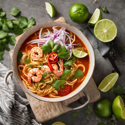 Mexican Spicy Seafood Laksa