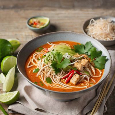 Thai Coconut Curry Noodle Soup