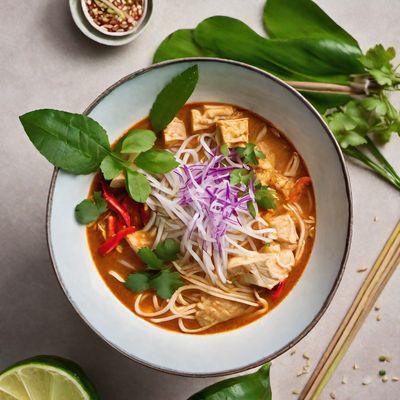 Thai Coconut Curry Noodle Soup