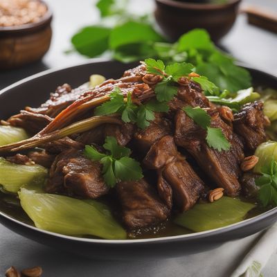 Lao-style Roasted Goat