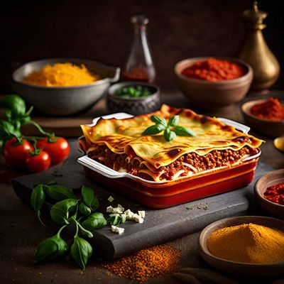 Moroccan-style Lasagne