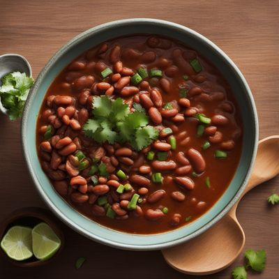 Latin American Chinese Style Pork Beans