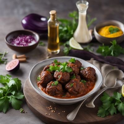 Lebanese Lamb Kofta with Eggplant