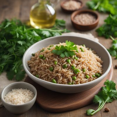 Lebanese Rice with Fava Beans (Riz bil-foul)