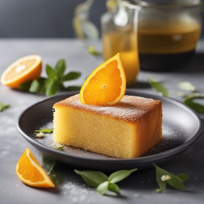 Lebanese Semolina Cake with Orange Blossom Syrup