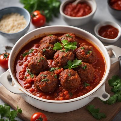 Lebanese-style Meatballs in Tomato Sauce