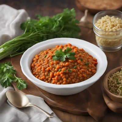 Lentils with Spaetzle