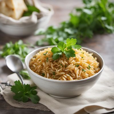 Levantine-style Rice with Caramelized Onions and Herbs