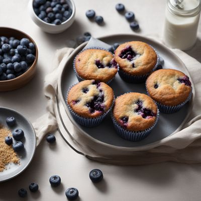 Liaoning-style Blueberry Cornmeal Cakes