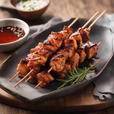 Liechtensteiner-style Grilled Chicken Skewers