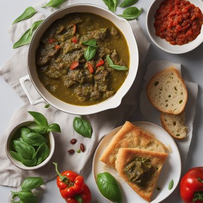 Ligurian Slambuc with Pesto and Focaccia