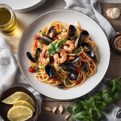 Linguine with Seafood Medley