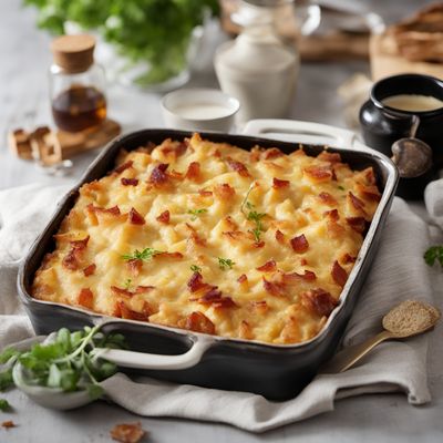 Livonian Potato and Cheese Casserole