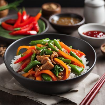 Lizhi Rou Stir-Fry