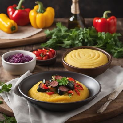 Luganega Trevigiana with Polenta and Grilled Vegetables