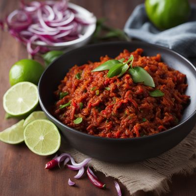 Lunumiris - Sri Lankan Spicy Coconut Sambol