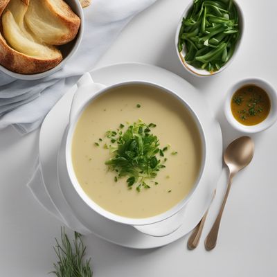 Luxembourgian Creamy Potato and Leek Soup